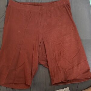 Women’s Rust Corduroy Shorts